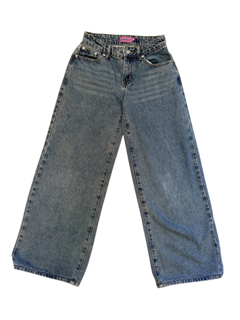 Wide Leg Women’s Jeans with Cheetah pockets